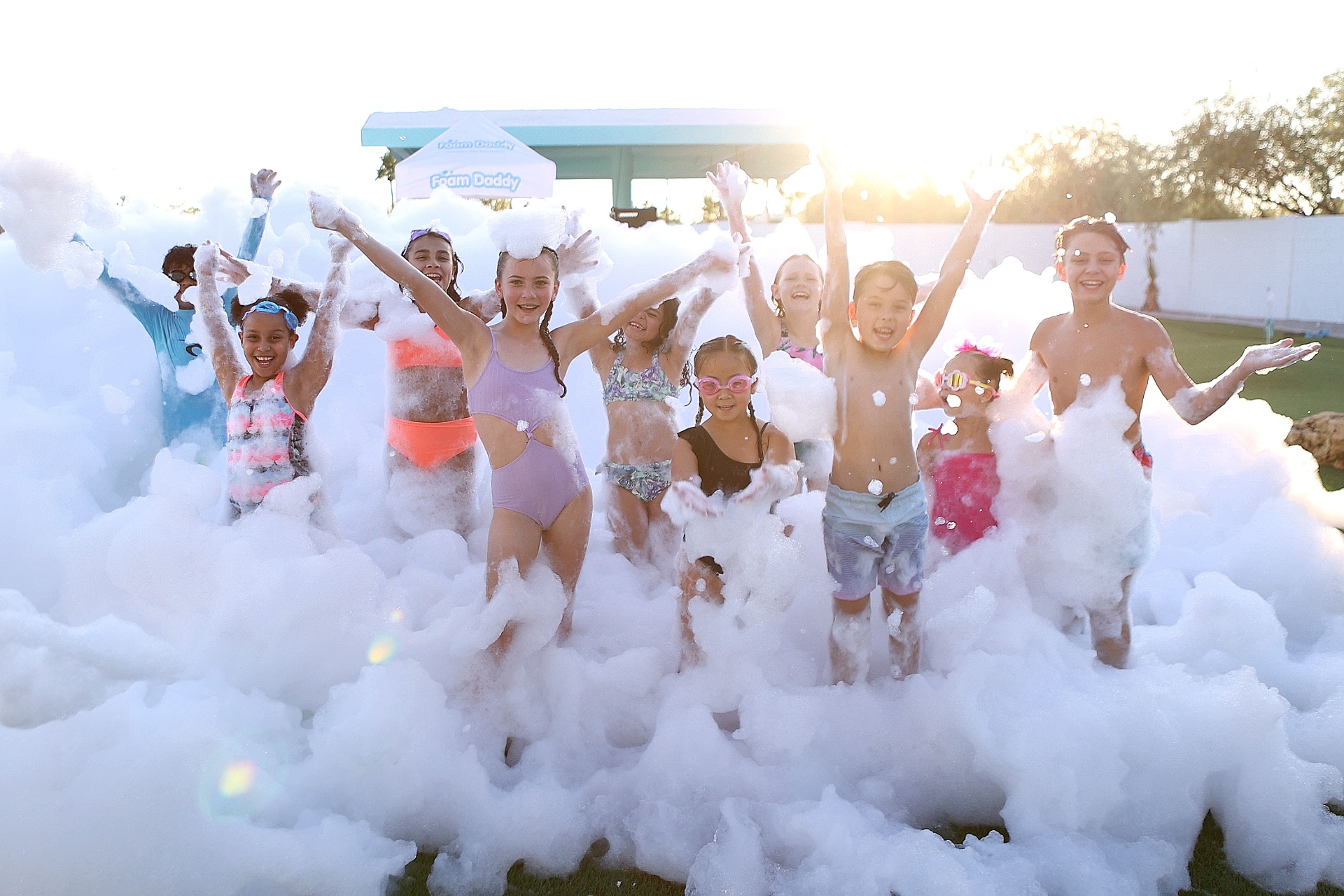UV Glow Foam - Foam O Clock Party Rentals foam party package in Boulder
